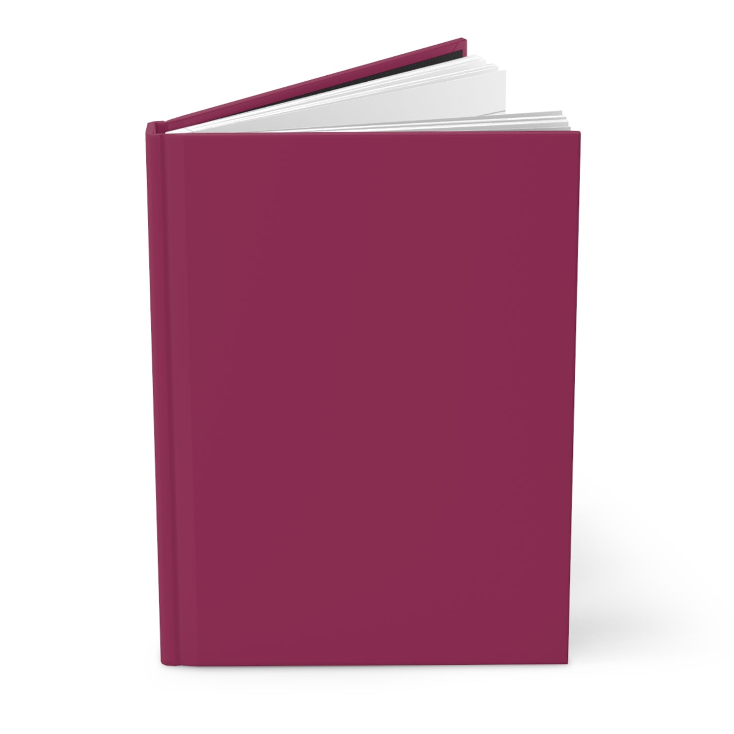 Hardcover Journal — "Dear Diary" Matte Burgundy Notebook for Personal Writing & Journaling