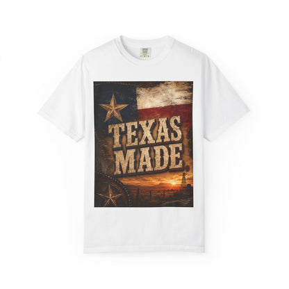 Texas Made T-Shirt – Vintage Rustic Lone Star Tee