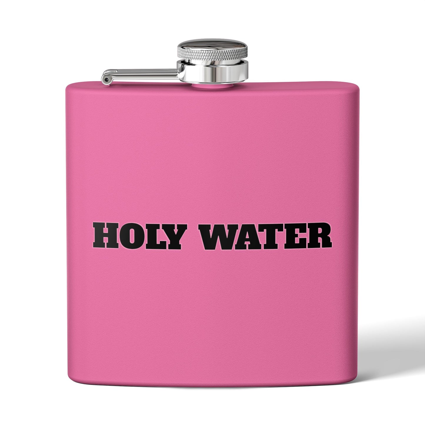 Holy Water Stainless Steel Flask — 6oz Funny Religious Gift
