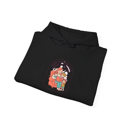 Cozy Mom & Kids Illustration Hoodie | Mother’s Day, sentimental, from daughter