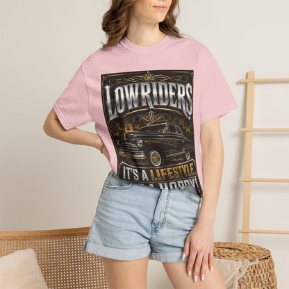 Lowriders T-Shirt — "It's a Lifestyle Not a Hobby" Classic Car Tee