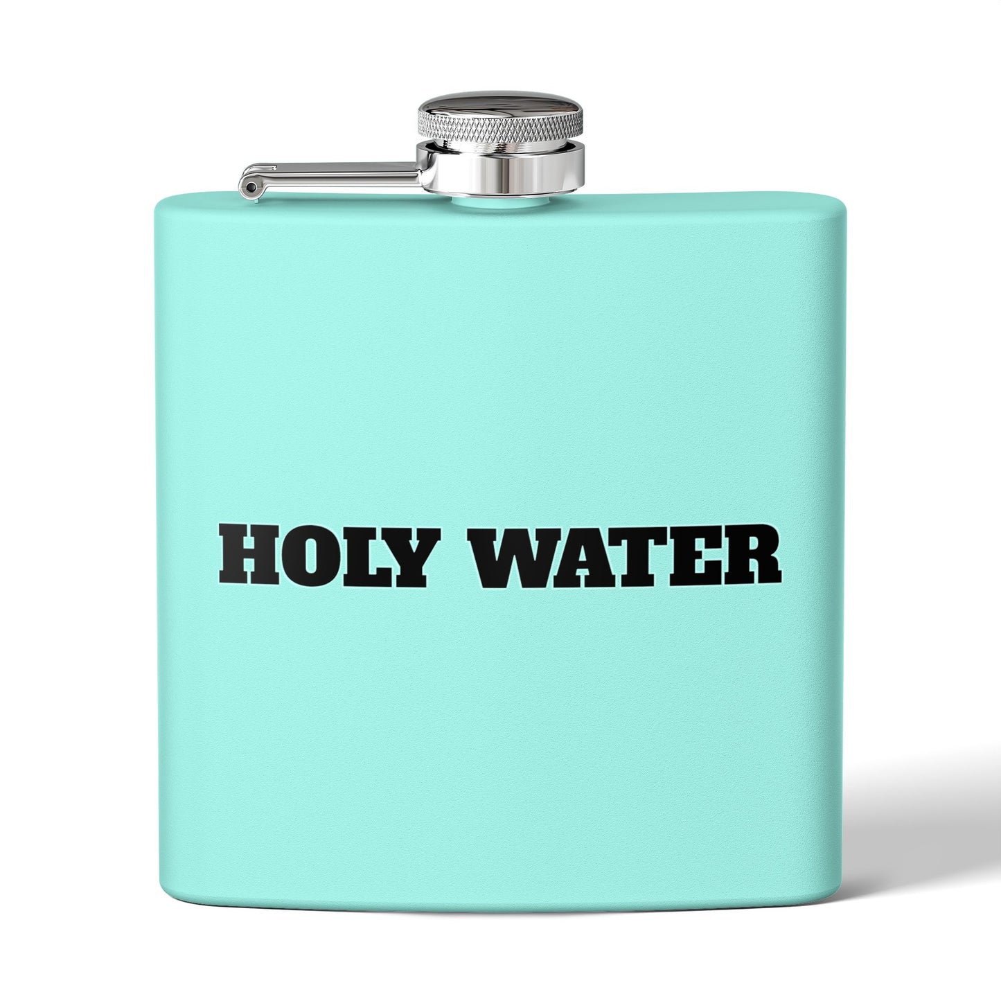 Holy Water Stainless Steel Flask — 6oz Funny Religious Gift