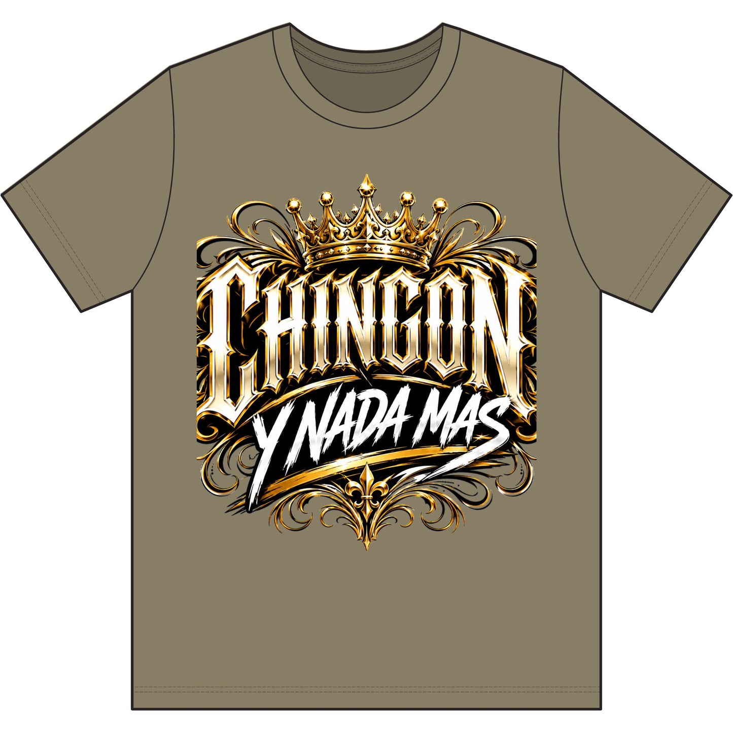 ChainGon y Nada Más Tri-Blend Tee — Regal Latino Streetwear Graphic Shirt