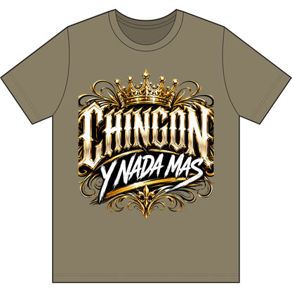 ChainGon y Nada Más Tri-Blend Tee — Regal Latino Streetwear Graphic Shirt
