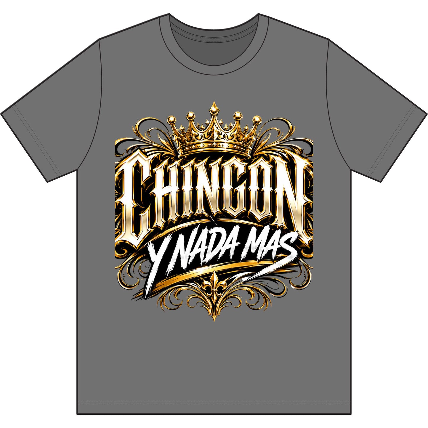 ChainGon y Nada Más Tri-Blend Tee — Regal Latino Streetwear Graphic Shirt