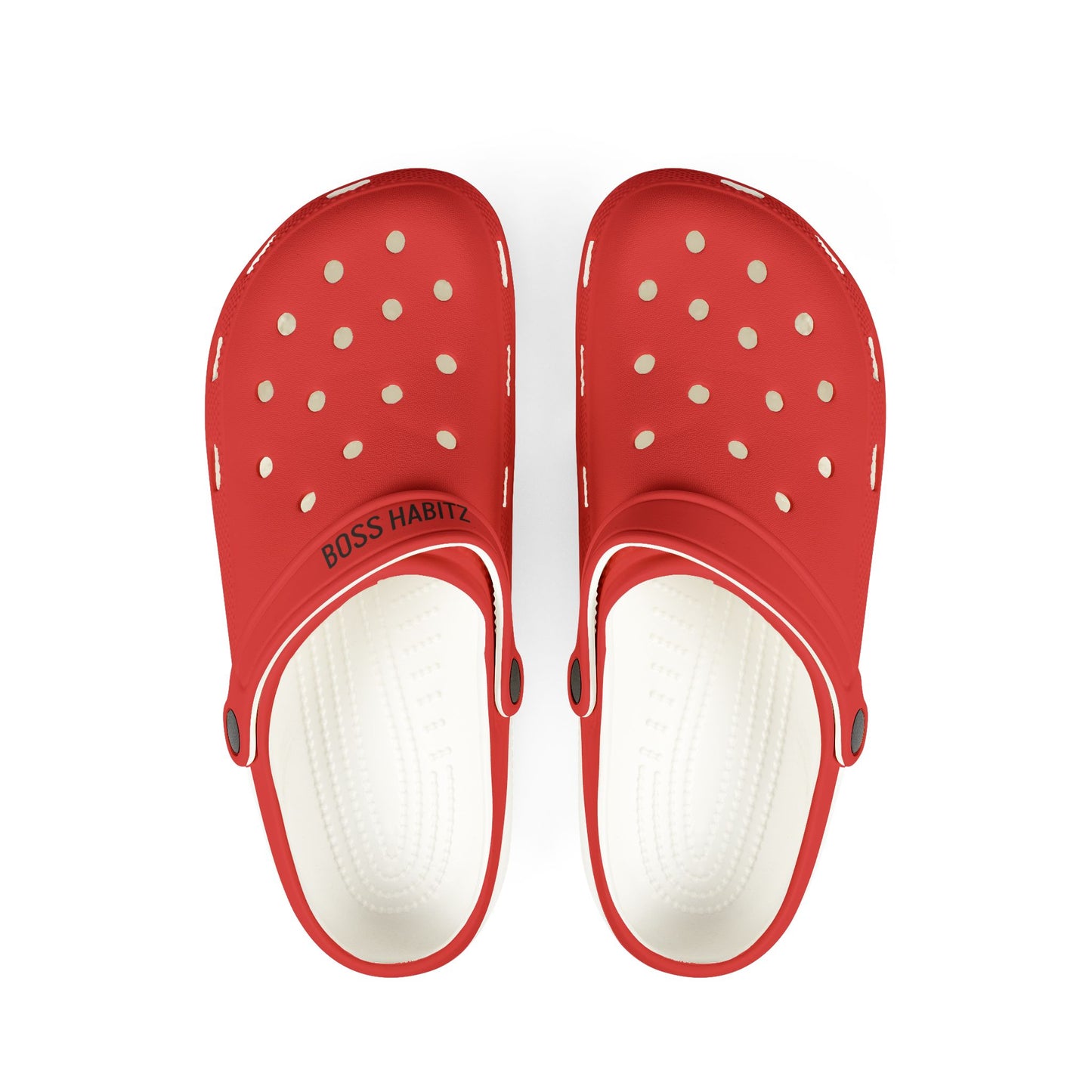 Red EVA Foam Clogs — Lightweight Waterproof Garden & Beach Shoes