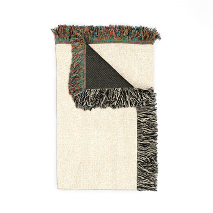 Certified Classic Woven Blanket — Vintage Embroidered Throw for Cozy Living