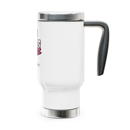 Boss Habitz 'Gettin Money' 14oz Stainless Travel Mug with Handle