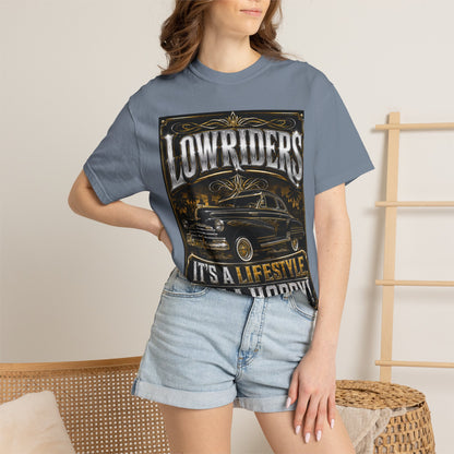 Lowriders T-Shirt — "It's a Lifestyle Not a Hobby" Classic Car Tee