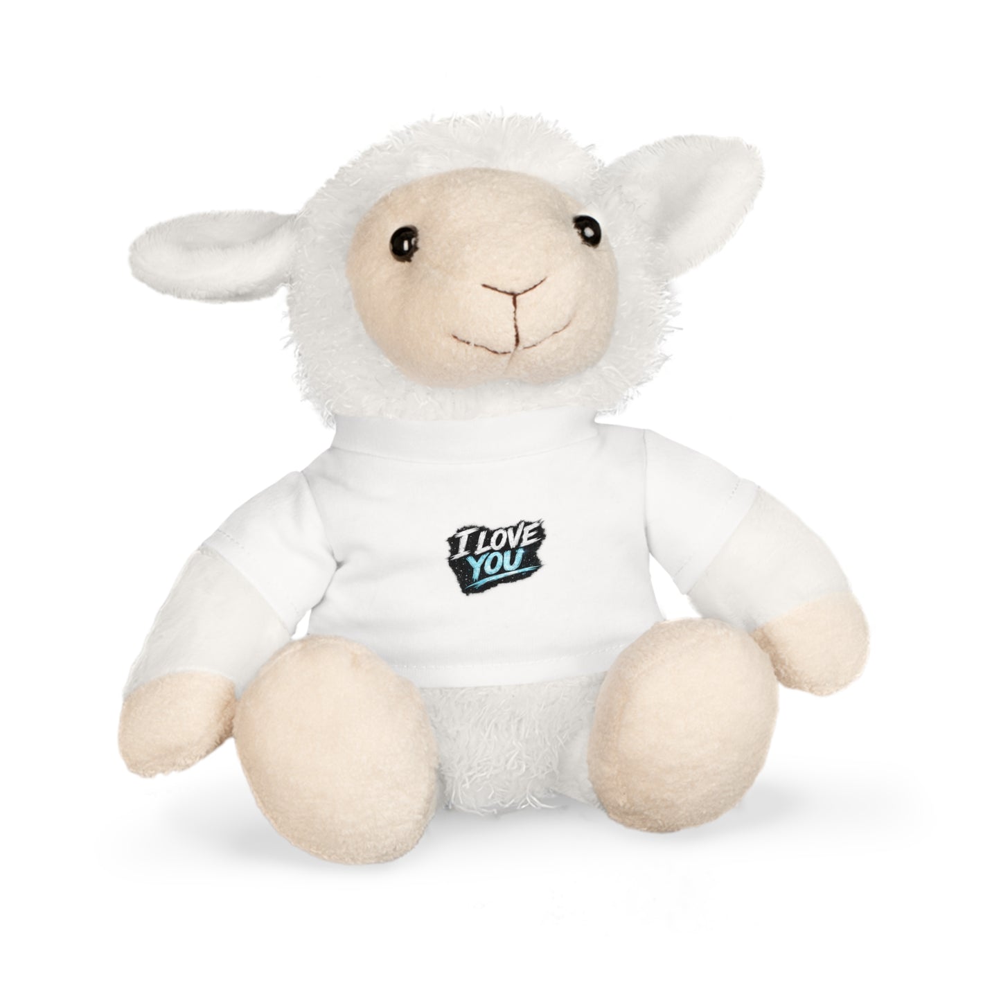 I Love You Plush Bear — Cute Teddy with Graphic T‑Shirt (Valentine’s Gift)