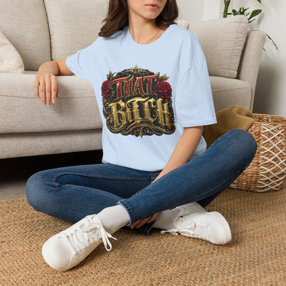 "That Bitch" Vintage Rose Graphic T-Shirt