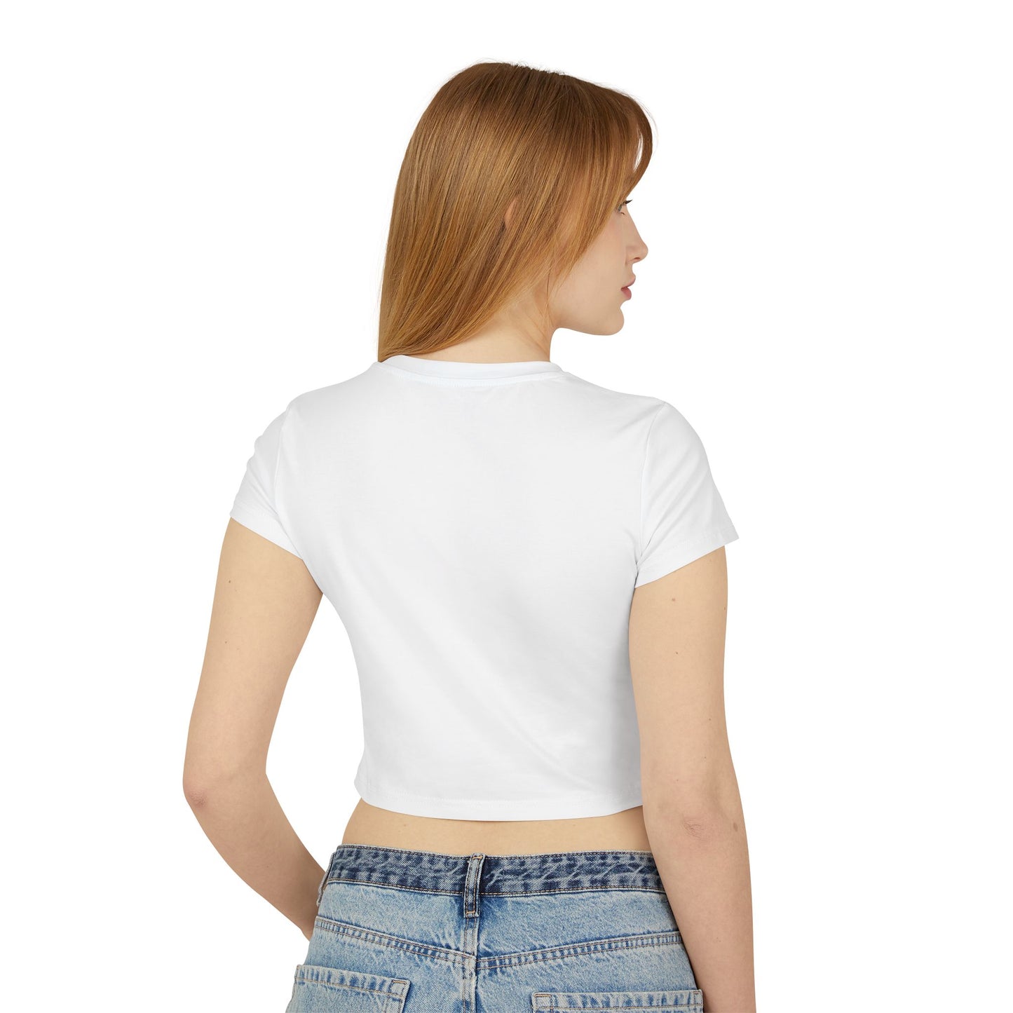 Boss Habitz Graphic Baby Tee — Women's Cropped Casual Top