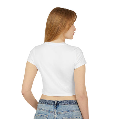 Boss Habitz Graphic Baby Tee — Women's Cropped Casual Top