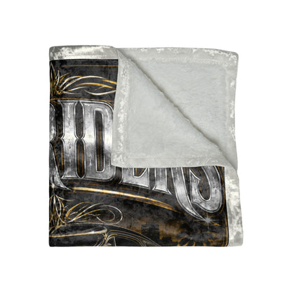 Lowriders Crushed Velvet Blanket – "It's a Lifestyle Not a Hobby" Vintage Car Throw