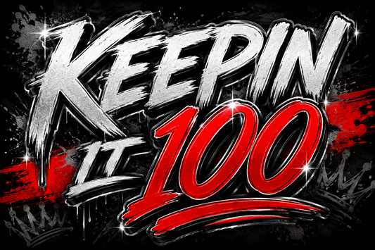Keep It 100 Stainless Steel Water Bottle – Motivational Sports Water Bottle