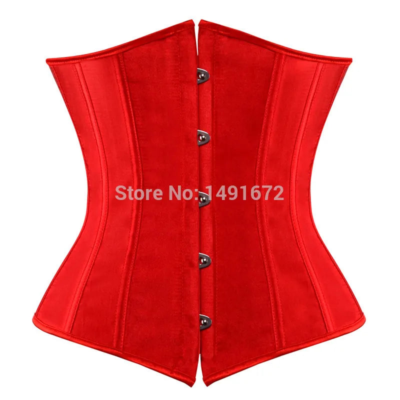 Corset Underbust Top Sexy Waist Cincher Shape Body Belt Plus Size