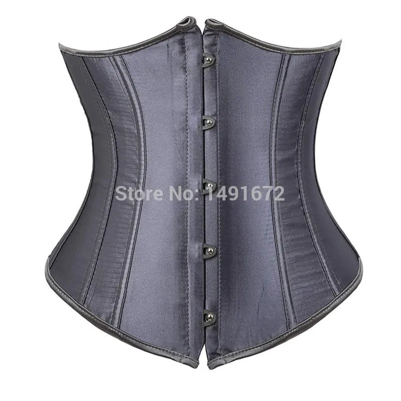 Corset Underbust Top Sexy Waist Cincher Shape Body Belt Plus Size