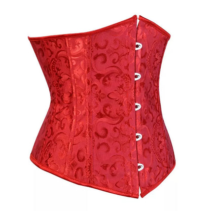 Caudutas Women  Corset Sexy Lingerie Mini Corset Cupless  Costume Plus Size Red