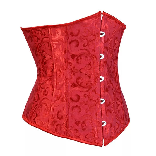 Caudutas Women  Corset Sexy Lingerie Mini Corset Cupless  Costume Plus Size Red