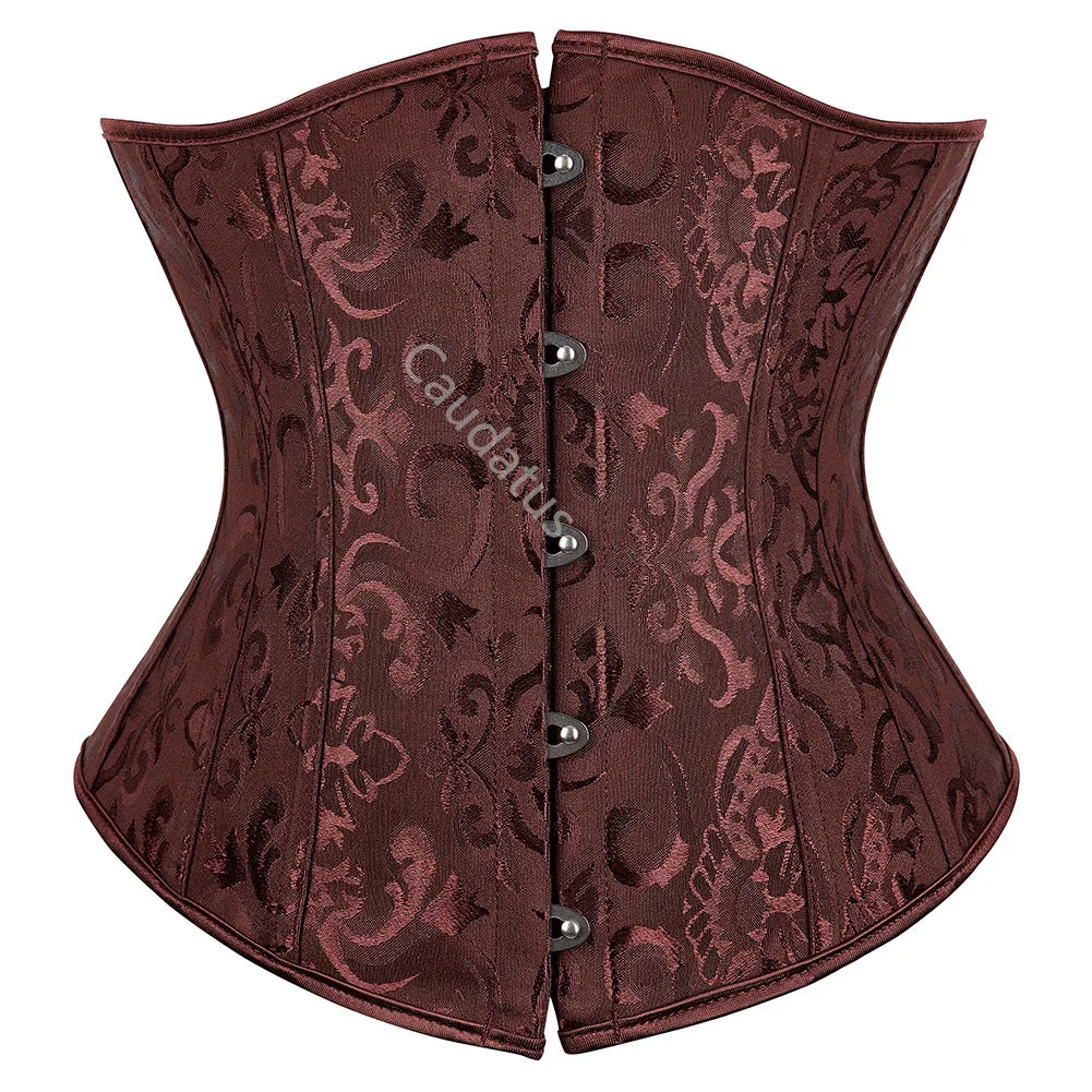 Caudutas Women  Corset Sexy Lingerie Mini Corset Cupless  Costume Plus Size Red