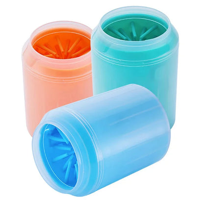 Pet Paw Cleaner Material Pet Foot Wash Cup Cat and Dog Foot Cleaner Portable