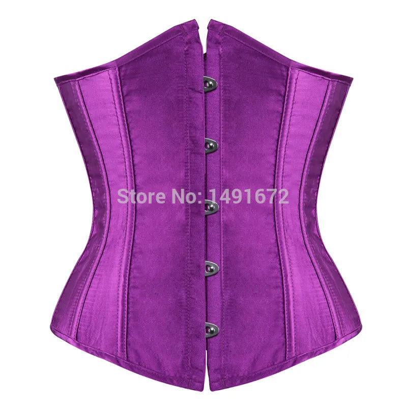 Corset Underbust Top Sexy Waist Cincher Shape Body Belt Plus Size