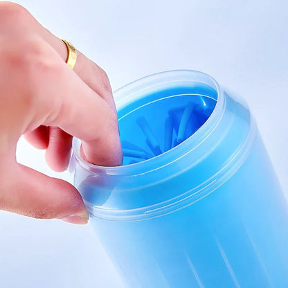 Pet Paw Cleaner Material Pet Foot Wash Cup Cat and Dog Foot Cleaner Portable