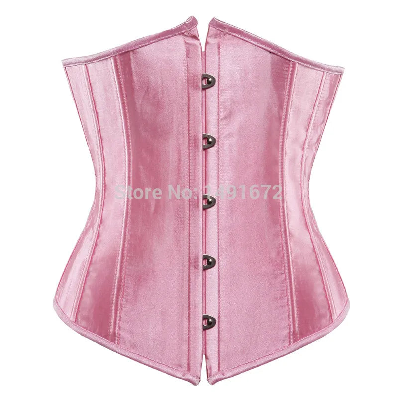 Corset Underbust Top Sexy Waist Cincher Shape Body Belt Plus Size
