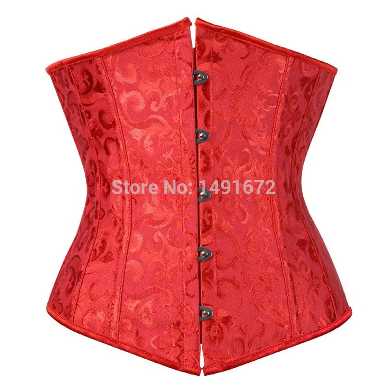 Sexy Corset tier Plus Size Corpete Corselet Black White Red Blue S-6xl