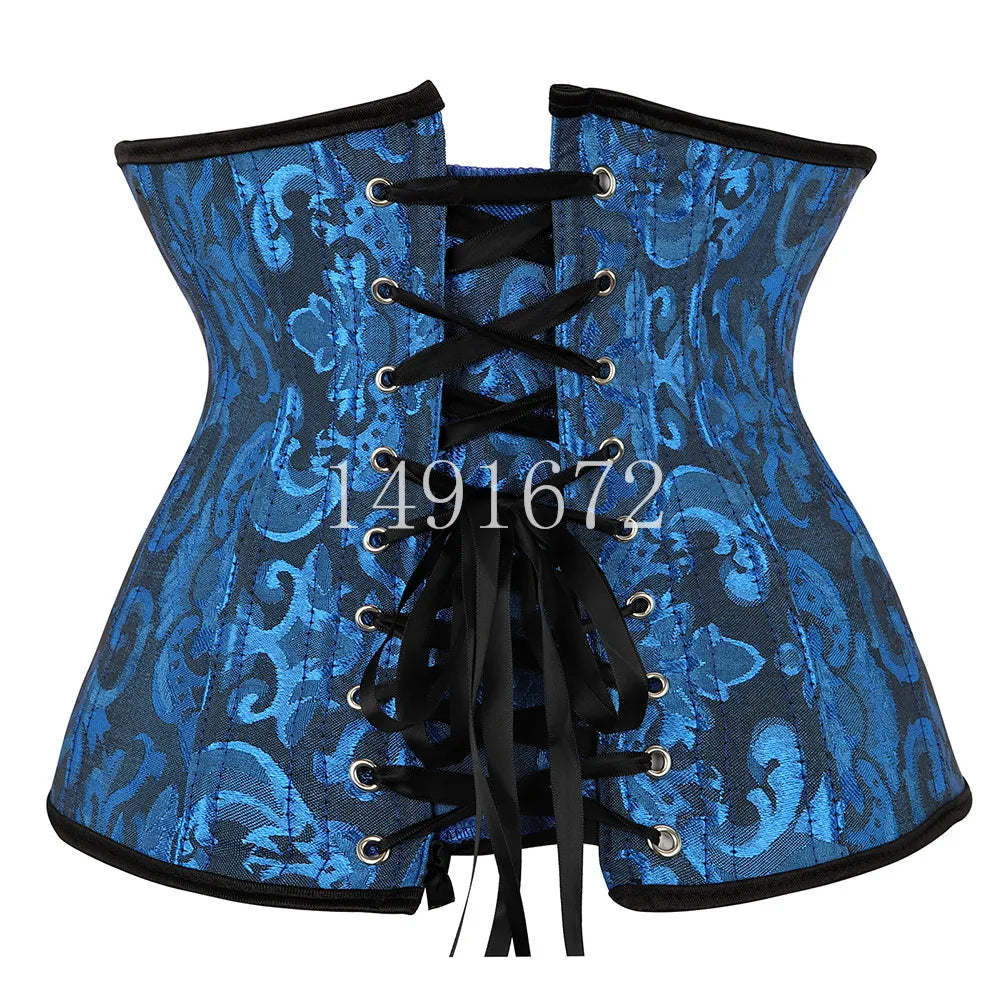 Sexy Corset tier Plus Size Corpete Corselet Black White Red Blue S-6xl