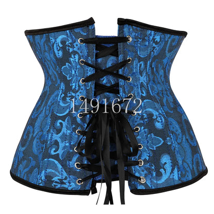 Sexy Corset tier Plus Size Corpete Corselet Black White Red Blue S-6xl
