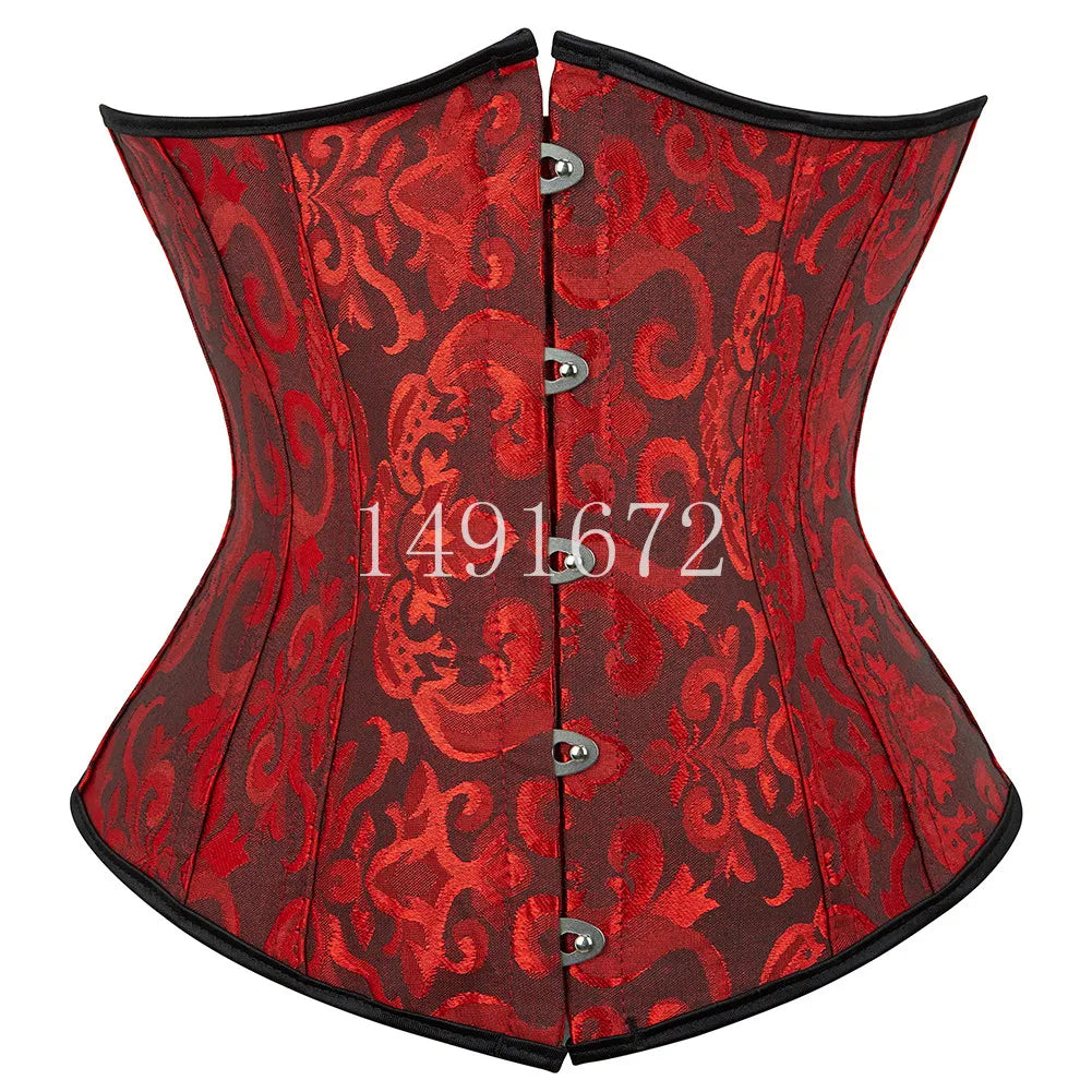 Sexy Corset tier Plus Size Corpete Corselet Black White Red Blue S-6xl