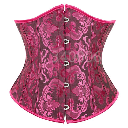 Caudutas Women  Corset Sexy Lingerie Mini Corset Cupless  Costume Plus Size Red